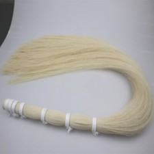 250g Natural White Horse Tail ,Violin viola bow Hairs, Long horse hair 90-95cm