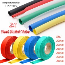 2:1 Heat Shrink Tube 20mm-35mm Electrical Sleeving Car Cable Heatshrink Tubing