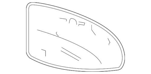 Cristal de espejo para Toyota (P/N 87907-06020)