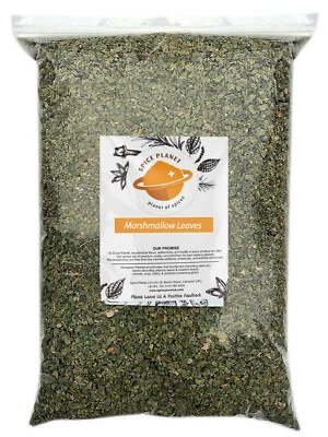 SPICE PLANET Marshmallow Leaves Leaf Cut Dried Tea Infusion Dried Bulk Buy Available