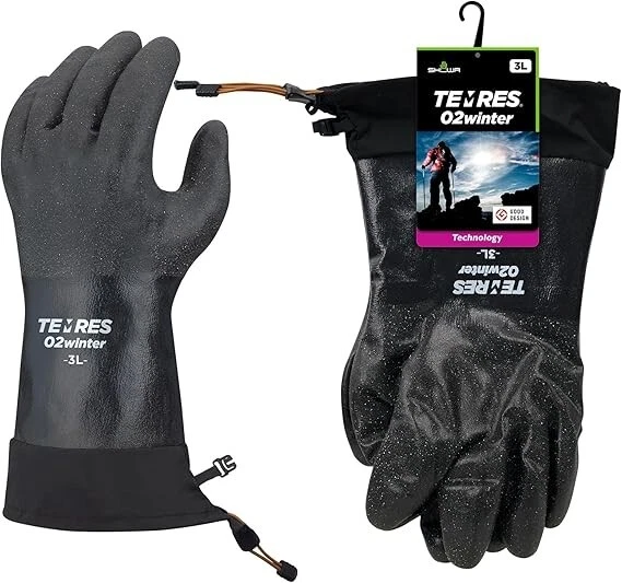 SHOWA TEMRES Kälteschutz Arbeitshandschuh 02 Winter Outdoor schwarz aus Japan