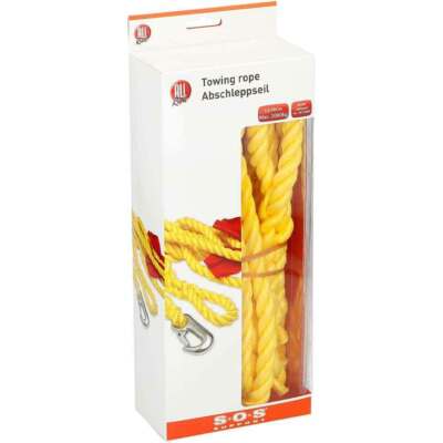 Cinghia Di Traino Per Auto In Nylon 4 Metri - Doppio Gancio Metallo, Portata 2000 Kg, Emergenza Stradale - Foto 8