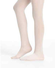 Danskin 69 Theatrical Pink Women's Size B Medium DuraSoft Nylon Footed Tights