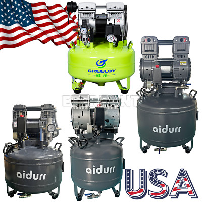 24/25/30/50L Dental Silent Oil-Free Dental Air Compressor Portable Medical Pump