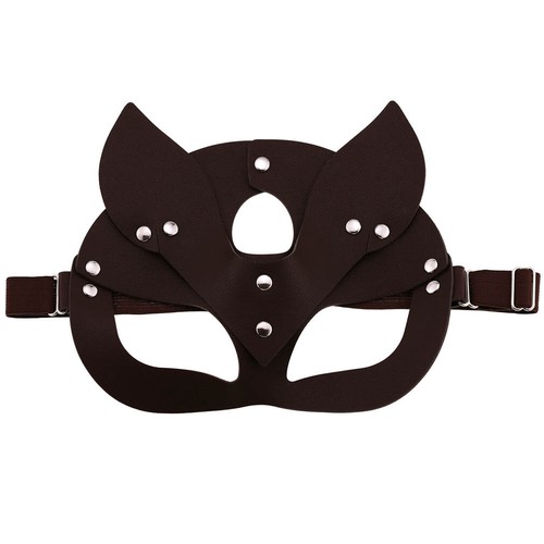 Fox Mask Costume Accessory for Women Masquerade Adjustable Head Half Face Mask - Picture 13 of 15