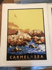 "Carmel by the Sea" by Jake Early, mint, signed, Highway 1 ser. #51/160 RARE