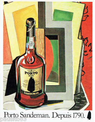 ADVERTISEMENT ADVERTISING 016 1982 Porto Sandeman Ruby