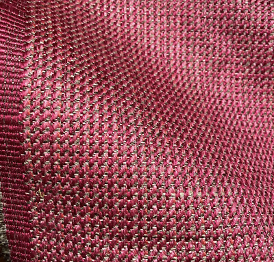 PIERRE FREY Antigua Fuchsia semi plain viscose linen acrylic poly 2+ yards new