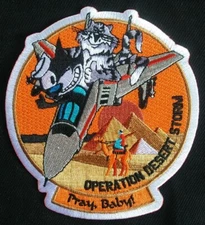 PRAY BABY VF-31 TOMCATTERS Felix F-14 TOMCAT Operation Desert Storm NAVY PATCH