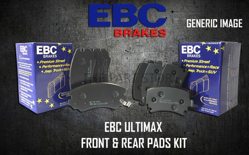NEW EBC ULTIMAX FRONT AND REAR BRAKE PADS KIT BRAKING PADS OE QUALITY - PADKIT64 - Picture 1 of 6