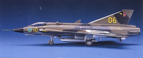 Hasegawa HA07241 1/48 J35F/J Draken (Plastic model) - Picture 3 of 5