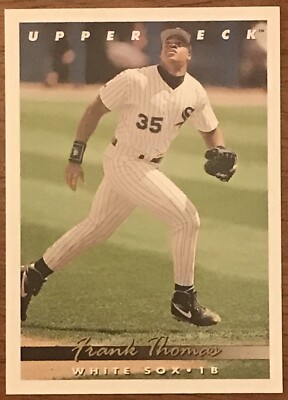 Frank Thomas 1993 Upper Deck Card #555 Chicago White Sox MLB HOF