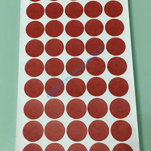 100 pares 1X18650 aislante 18500 adhesivo junta de cartón papel rojo - Imagen 5 de 5