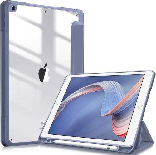 Slim Case For iPad 9th 8th 7th 10.2 inch Shockproof Cover with Clear Back Shell - Picture 18 of 26