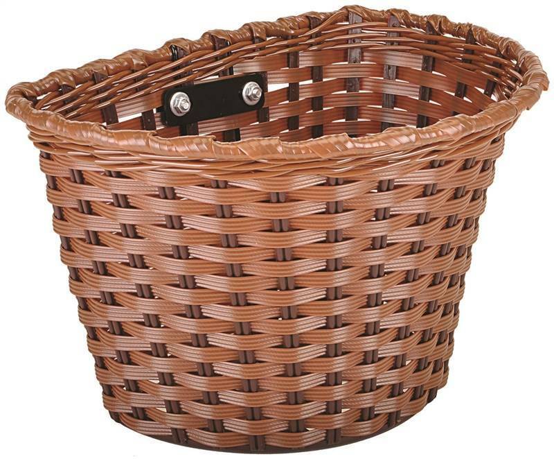 NEW Kent 96028 MEDIUM Bicycle Basket Brown PLASTIC 7110331