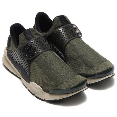 nike sock dart olive green