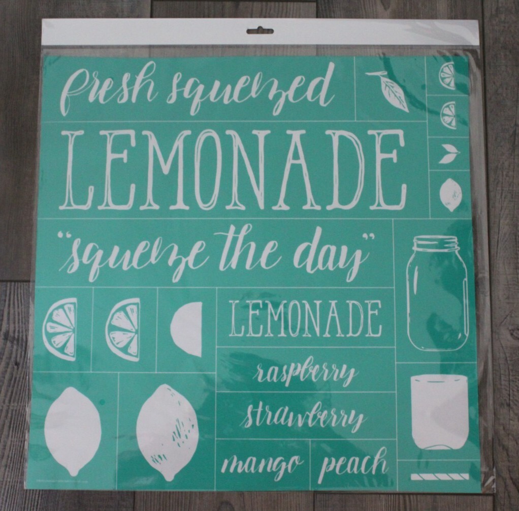 Chalk Couture Lemonade Stand Transfer NEW Size D 18x18 Lemons eBay