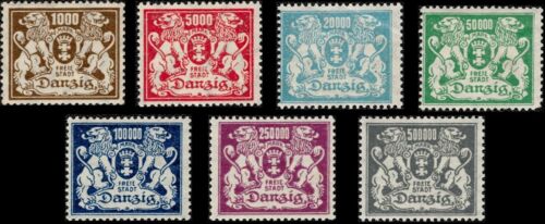 Sellos de Gdansk nuevos Michel 151-308 Fischer 145-306 ** Mint MNH selección - Imagen 10 de 252