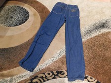 Vintage Yes Blue Jeans Pants 28" Waist x 33.5" Inseam Size 12 Button Fly
