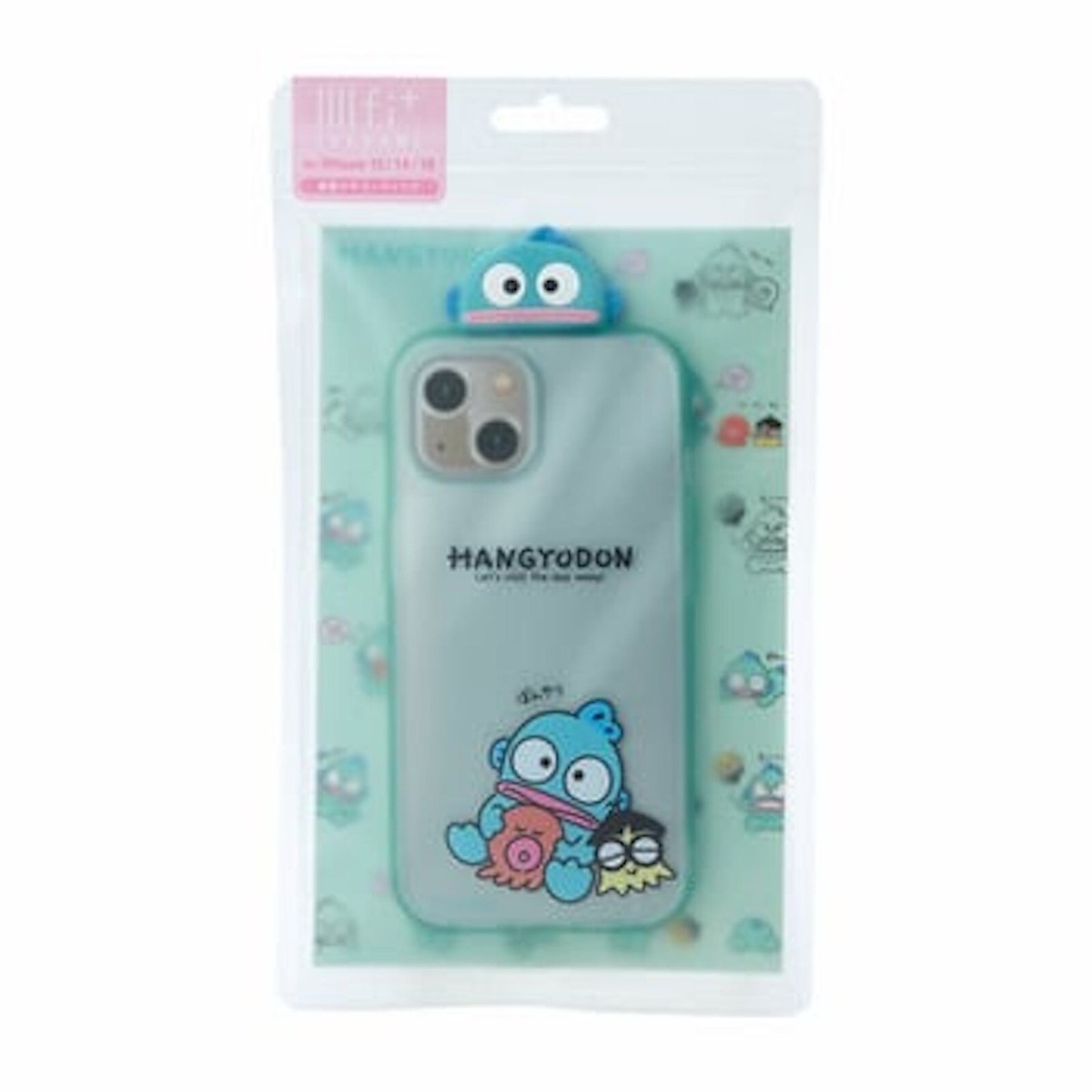 Sanrio Hangyodon Efit Frame Clear iPhone 15/14/13 Case Sanrio Hangyodon Efit Frame Clear iPhone 15/14/13 Case