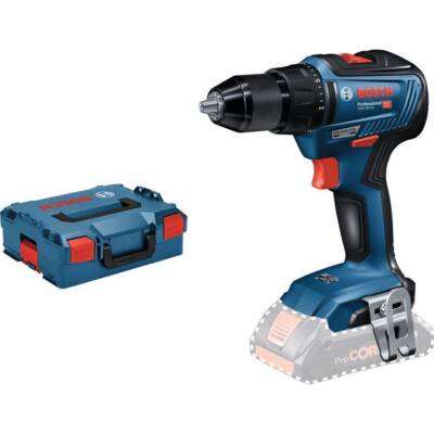 Bosch GSR 18V-55 Solo Akku-Bohrschrauber mit L-Boxx, Ohne Akku und Ladegerät
