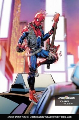 EDGE OF SPIDER-VERSE 1 CHRIS ALLEN STORMBREAKERS VAR - Stock