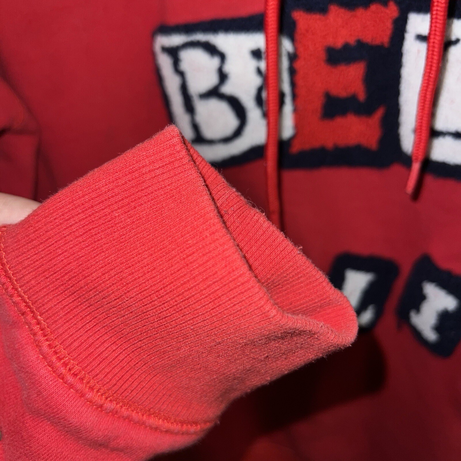 Fila Felpa Donna con Cappuccio Piccola Rosso Cotone con Pullover Poliestere