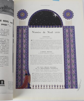 L'Illustration Noel 1929; Published Paris. Art and