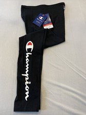 Champion Spell Out On Leg Women s Size Small 7/8 Tight Moisture Wicking NWT