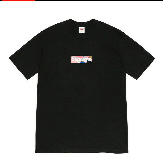 Supreme Emilio Pucci Box Logo Tee Shirt Size: Medium M Black/Dusty