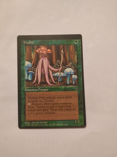 MISPRINT | MISCUT MTG Magic The Gathering Card Thallid Fallen Empires 
