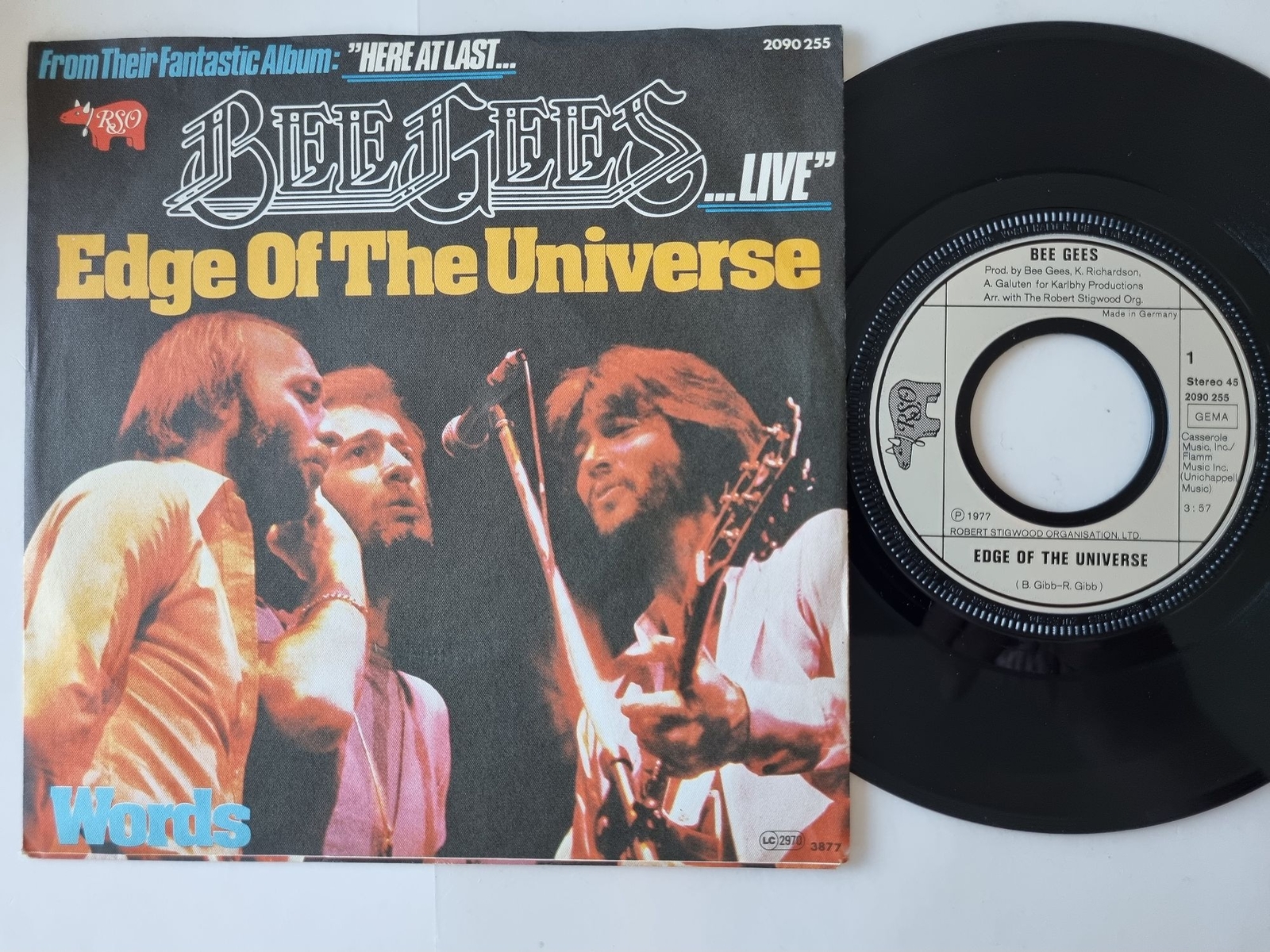 Bee Gees - Edge Of The Universe 7'' Vinyl Germany