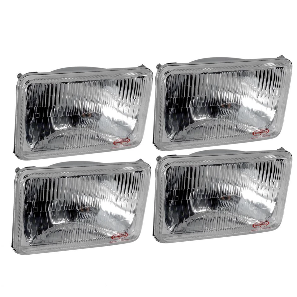 Front Headlights Lamp 4pcs H4 For Nissan J18 Datsun 720 Pickup 80-86 - Image 2 of 4