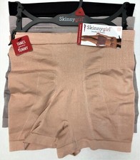 Skinnygirl Shaping Shorts Seamless Targeted Tummy Control Style 7016 Set of 3