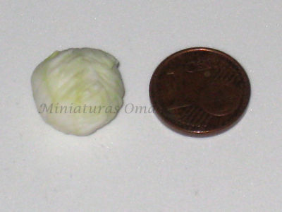 Lechuga miniatura 1/12 casas muñecas