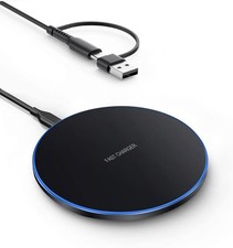 Image of Fast Wireless Charger Charging Pad For Apple iPhone , Samsung , Google Pixel