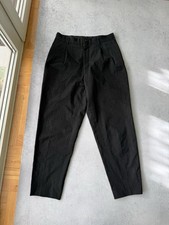 Vtg Comme Des Garcons Homme 1989 Men's Wool Black Trouser Pants Size S