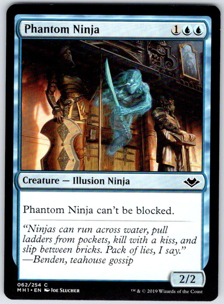 Phantom Ninja 62 Common Modern Horizons Magic: The Gathering Near Mint
