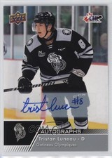 2022-23 Upper Deck CHL Auto Tristan Luneau #54 Auto tg7