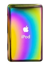 Replacement Back Plate Apple iPod Classic 6th 7th Housing Rear Thin Rainbow
