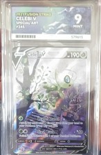 Pokemon TCG Celebi V Alt Full Art Holo 245/264 Fusion Strike Ace 9 on eBay