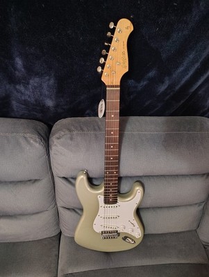 Harley Benton ST-62CC Incas Silver S Style Electric Guitar