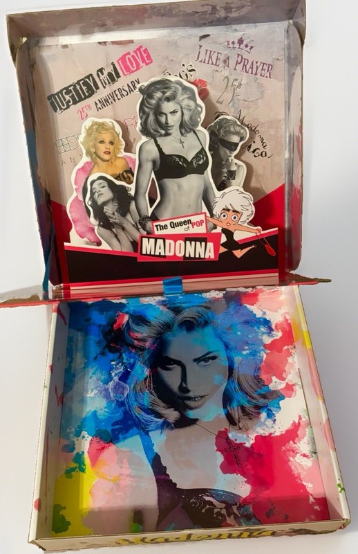 MADONNA MY MUSIC BOX DELUXE POP UP TEXTURED CARTON BOX ONLY EMPTY RARE 2016