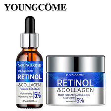 Retinol Cream Serum Set Anti Aging Moisturizer Wrinkle Repair Skin