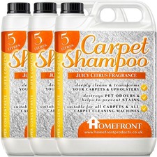 Homefront Carpet Shampoo Cleaning Solution Odour Remover Upholstery Cleaner 15L 2.26 per litre
