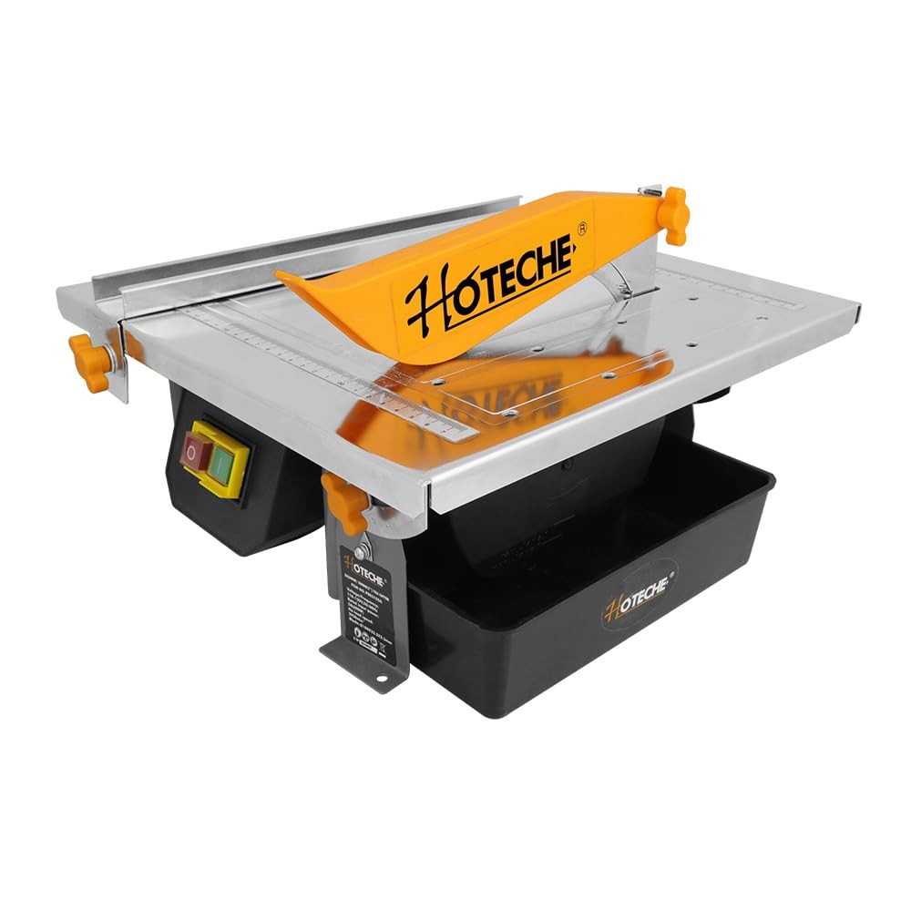 Hoteche Tagliapiastrelle da 600 W, profondità di taglio 33 mm, taglio obliquo 0-