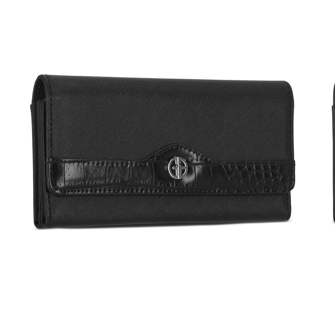 Giani Bernini Women's Receipt Manager Wallet, Black thumbnail 3