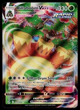 Rillaboom VMAX Fusion Strike 023/264 Holo Ultra Rare Pokemon Card