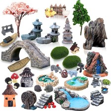 Fairy Garden Accessories Outdoor, 42 Zen Accessories, Miniature Decorations S...