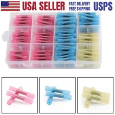 200/100x Heat Shrink But Connector Electrical Wire Marine Butt Splice Waterproof